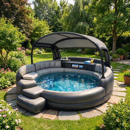 Relax Lounge Medence Tetővel